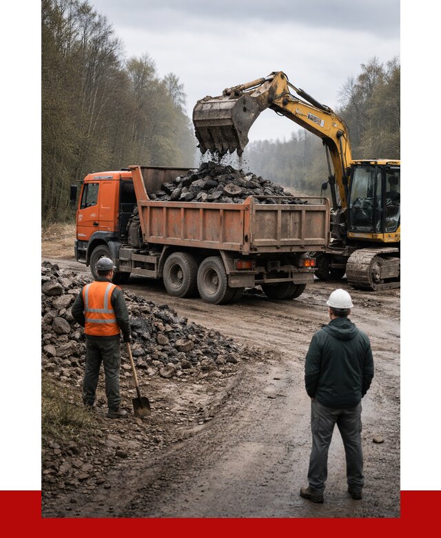 Вывоз асфальта в Кургане от 4639 р. самосвалом ПРОНЕРУДКрг