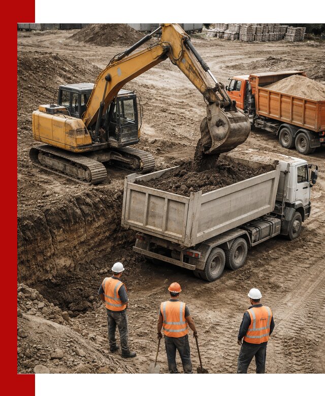 Разработка грунта для строительства и благоустройства в Кургане