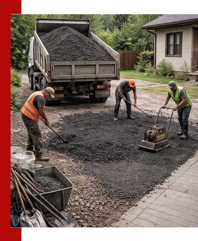 Асфальтовая крошка для двора с доставкой в Кургане